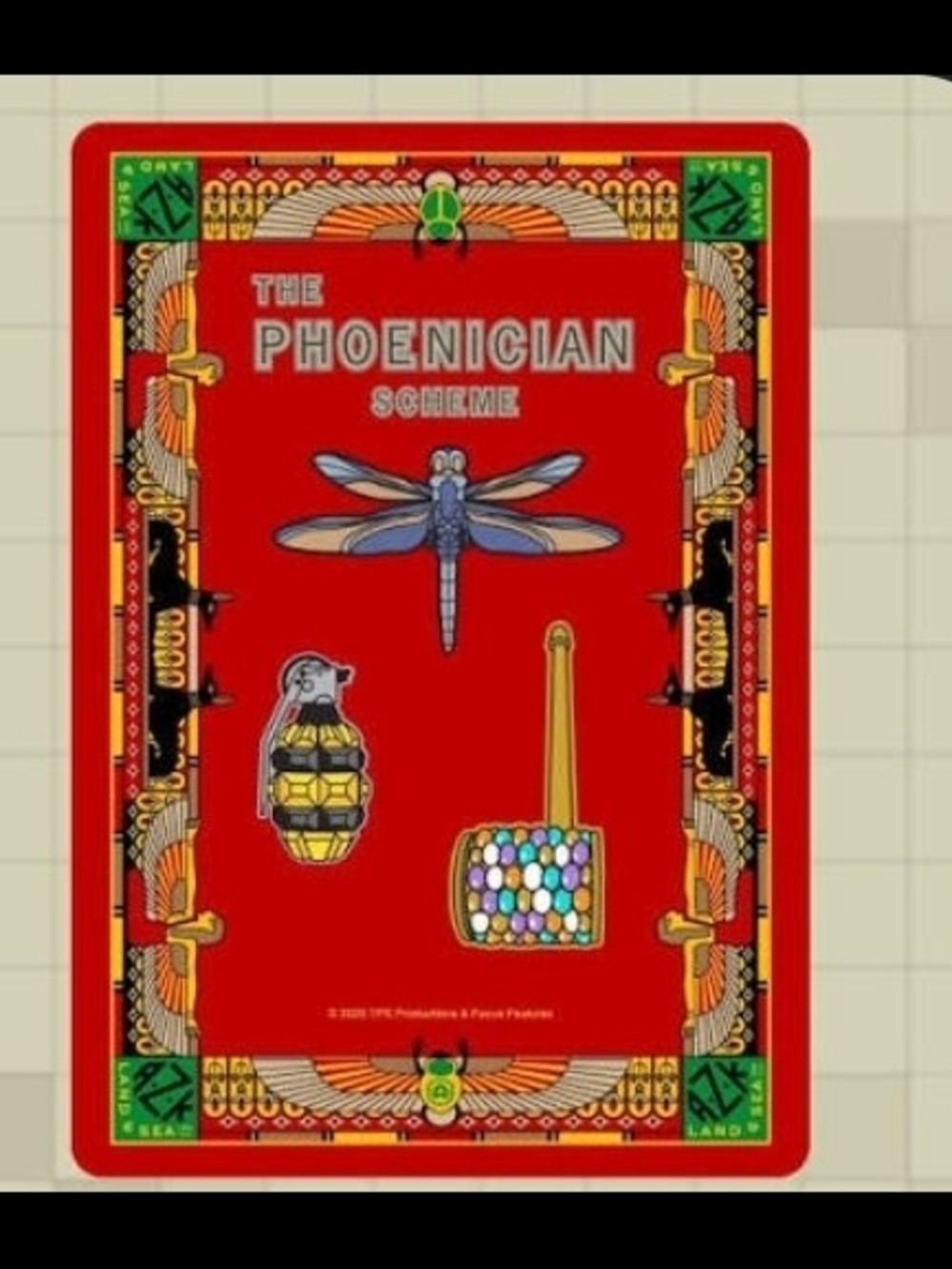 Limited Edition "The Phoenician Scheme" Pin Set ( 2 Packs Pins) - Picture 4 of 4